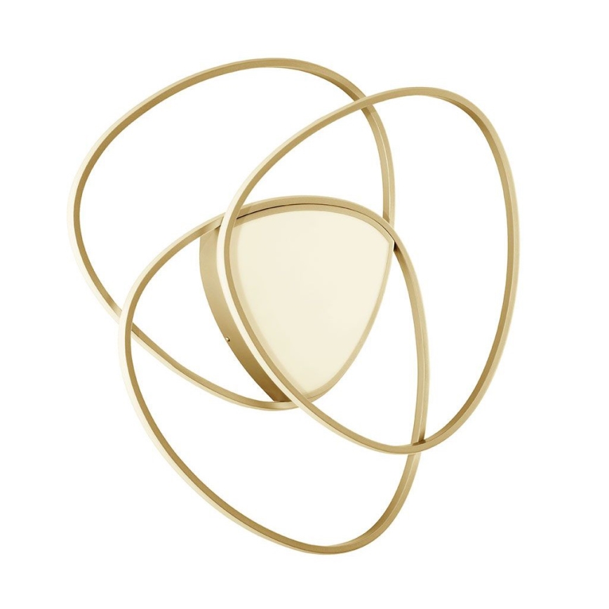 Ondaluce - LED Dimmable Ceiling Light ROSE LED/80W/230V Gold