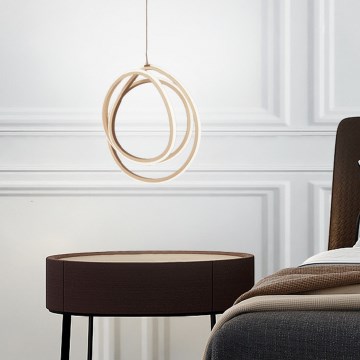 Ondaluce - LED Dimmable pendant light on cable GOLDEN LED/28W/230V gold