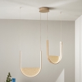 Ondaluce - LED Dimmable Pendant Light on Cable LOTUS LED/55W/230V Gold