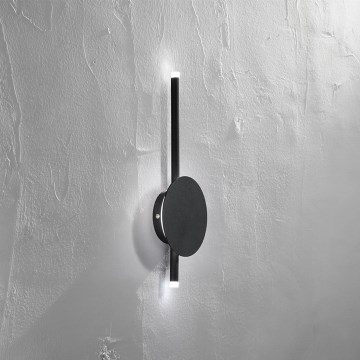 Ondaluce - LED Dimmable Wall Light JAMES LED/16W/230V black