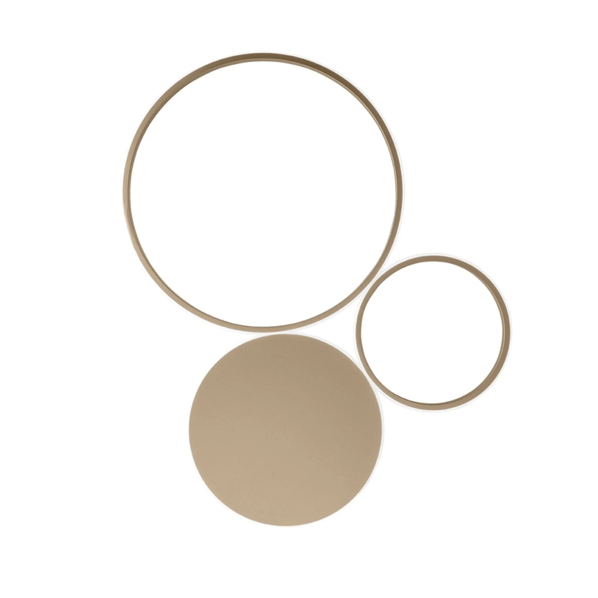 Ondaluce - LED Dimmable Wall Light POIS LED/42W/230V, Gold