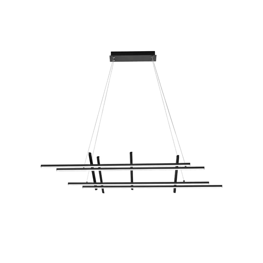 Ondaluce - MOVIDA LED/114W/230V Dimmable Cable Pendant Light, Black