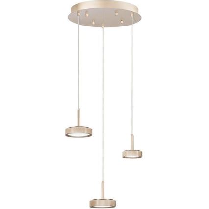 Ondaluce - NINA LED Dimmable Pendant Light on Cable, LED/24W/230V, Ø 35 cm, Gold