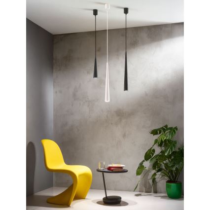 Ondaluce - NOA Cable Pendant Light 1xGU10/20W/230V Ø 5.5 cm black