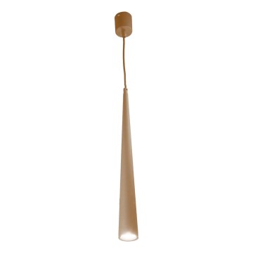 Ondaluce - NOA cable-suspended pendant light 1xGU10/20W/230V Ø 5.5 cm, gold