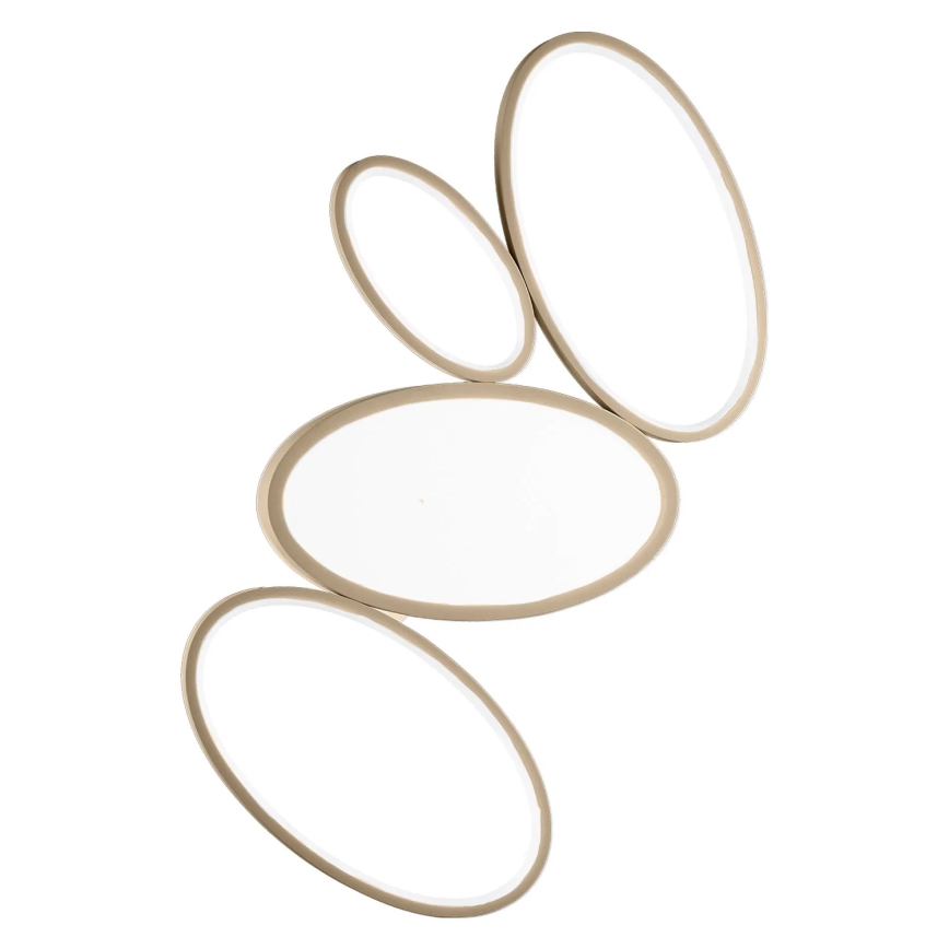 Ondaluce - RICE Dimmable LED Ceiling Light, 34W, 230V, 45 x 80 cm, Gold