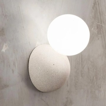 Ondaluce - ROCK Wall Light 1xG9/7W/230V Concrete/White