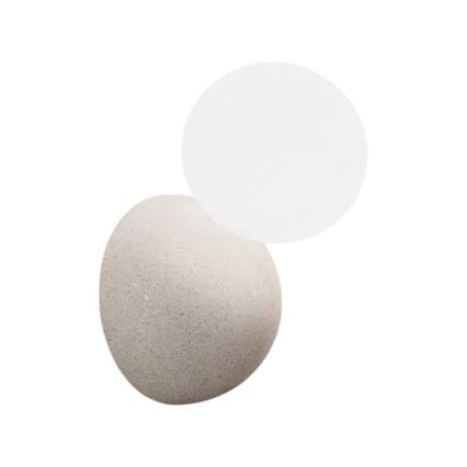 Ondaluce - ROCK Wall Light 1xG9/7W/230V Concrete/White