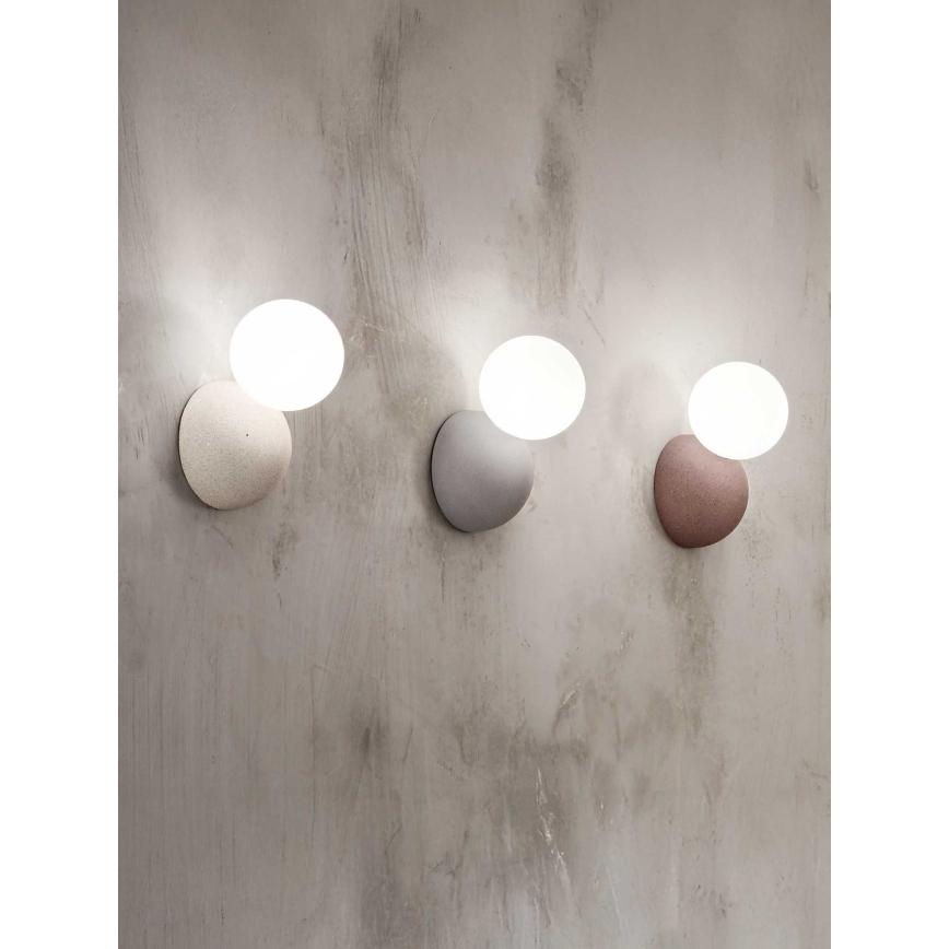 Ondaluce - ROCK Wall Light 1xG9/7W/230V Concrete/White