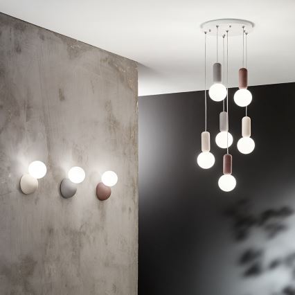 Ondaluce - ROCK Wall Light 1xG9/7W/230V Concrete/White