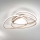 Ondaluce - ROSE Dimmable Ceiling Light LED/60W/230V 50x54 cm Gold