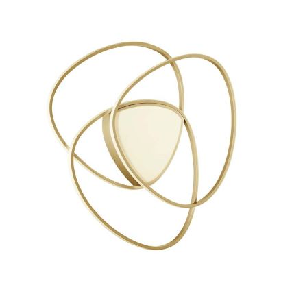 Ondaluce - ROSE Dimmable Ceiling Light LED/60W/230V 50x54 cm Gold
