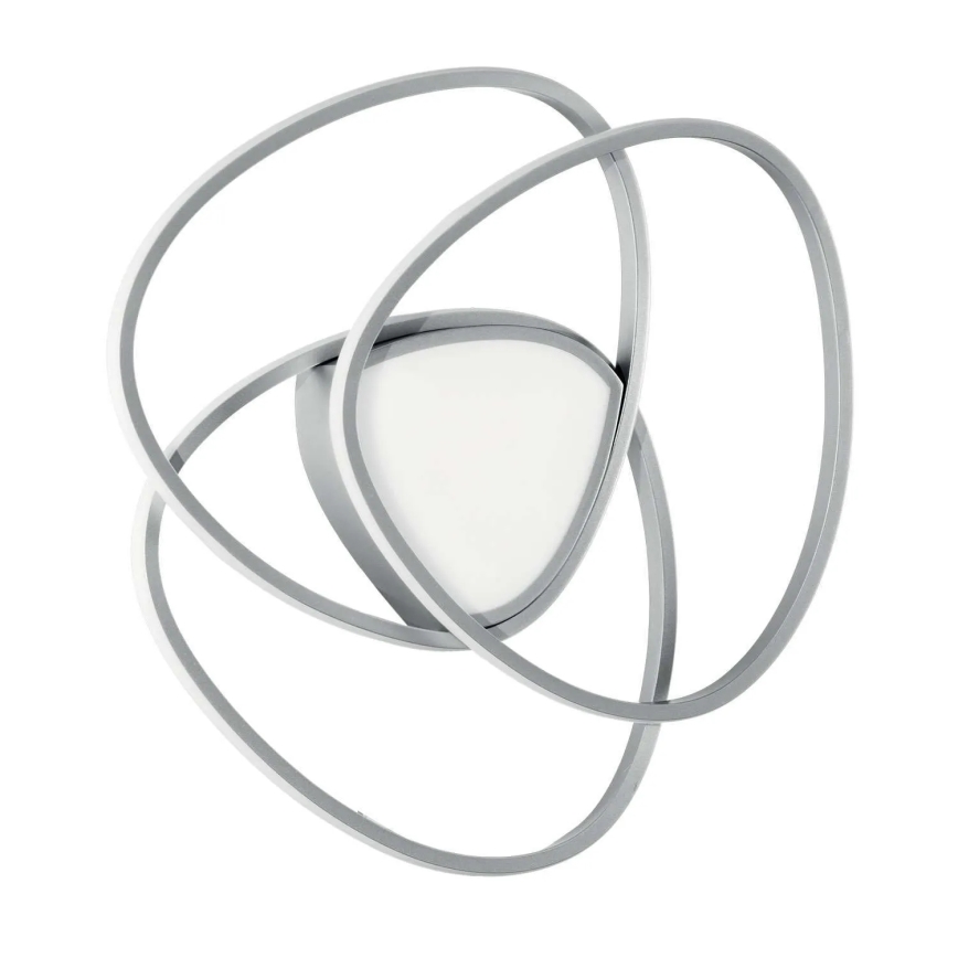 Ondaluce - ROSE LED Dimmable Ceiling Light, 60W/230V, Silver