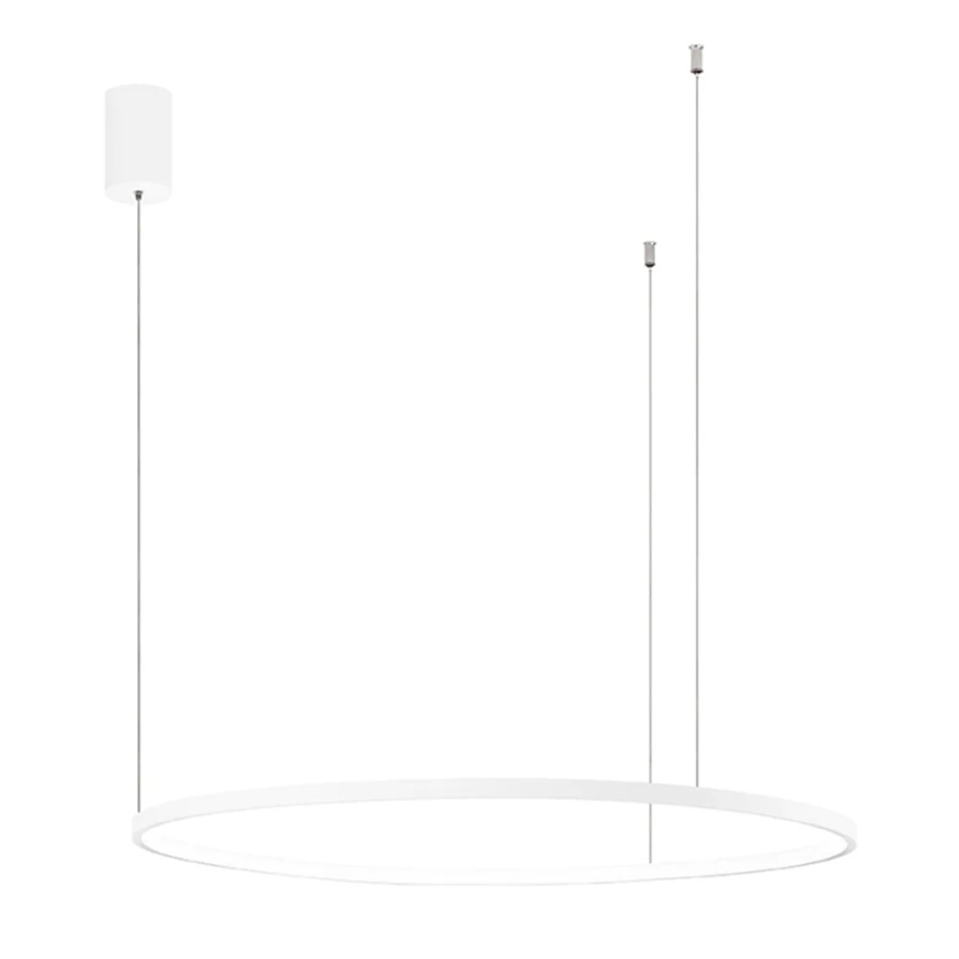 Ondaluce - Dimmable LED pendant light on cable SOEL LED/38W/230V 3000/4000K Ø 80 cm white