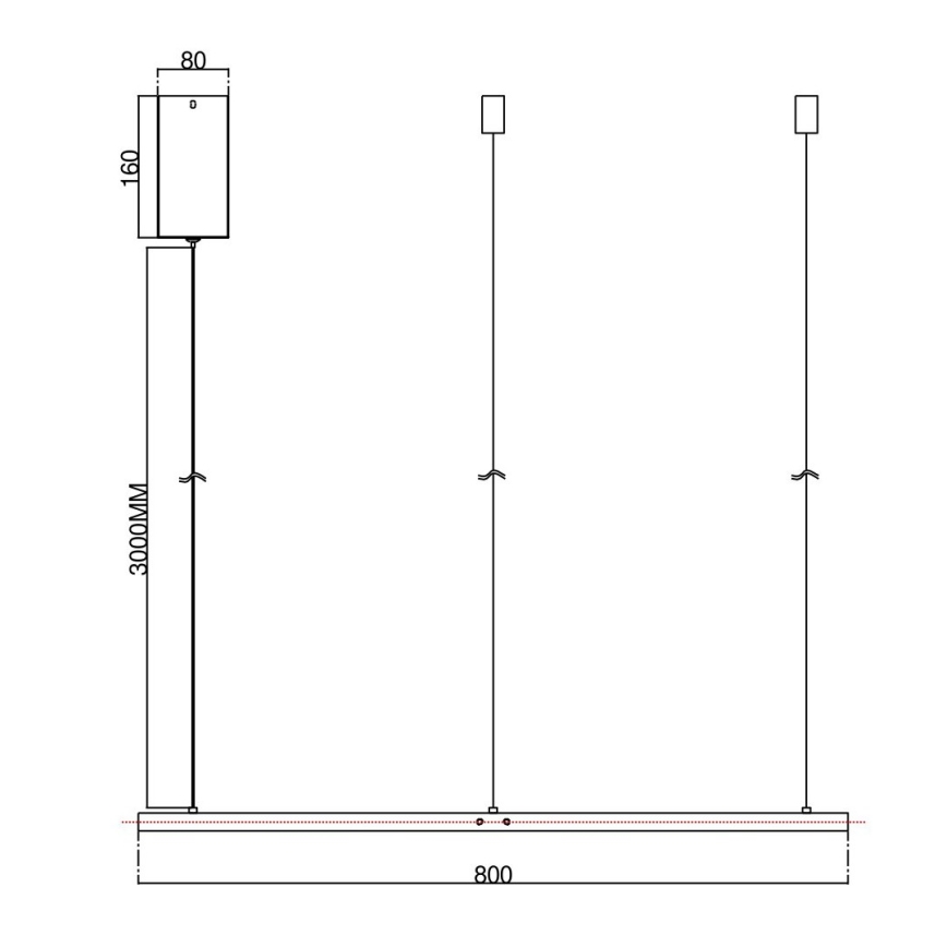 Ondaluce - Dimmable LED pendant light on cable SOEL LED/38W/230V 3000/4000K Ø 80 cm white