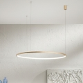 Ondaluce - SOEL Dimmable LED Cable-Suspended Pendant Chandelier LED/28W/230V Ø 60 cm, Gold