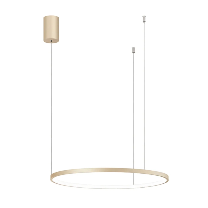 Ondaluce - SOEL Dimmable LED Cable-Suspended Pendant Chandelier LED/28W/230V Ø 60 cm, Gold