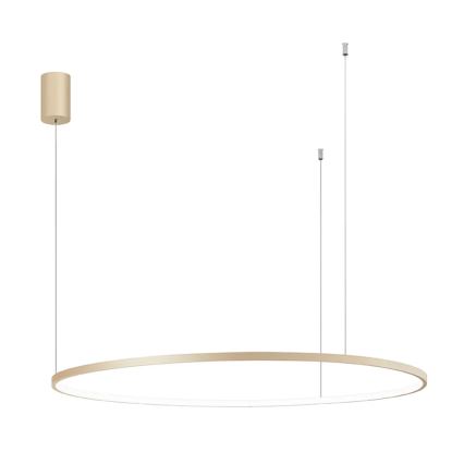 Ondaluce - SOEL Dimmable LED Pendant on Cable, 47W, 230V, Ø 100 cm, Gold finish