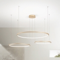 Ondaluce - SOEL LED Dimmable Cable-Hung Chandelier LED/28W/230V + LED/38W + LED/47W Ø 100/80/60 cm, gold