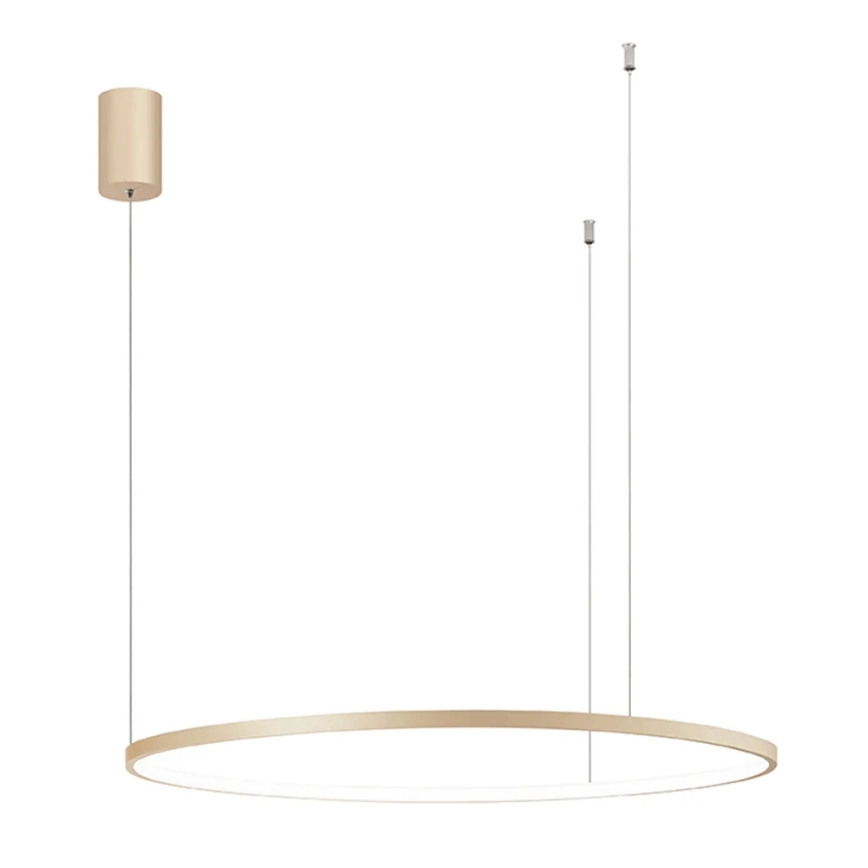 Ondaluce - SOEL LED Dimmable Cable-Suspended Chandelier LED/38W/230V, diam. 80 cm, gold
