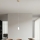 Ondaluce - THELMA cable pendant 1xE27/15W/230V dia. 19 cm gold/clear