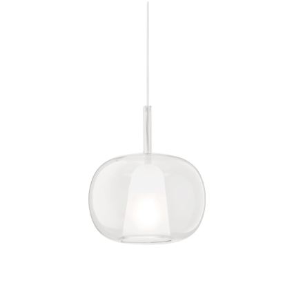 Ondaluce - THELMA Cable Pendant Light 1xE27/15W/230V, 25 cm diameter, gold/clear glass