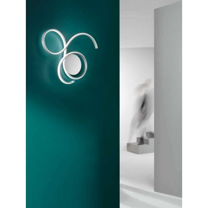 Ondaluce - TWIST Dimmable LED Wall Light LED/57W/230V White