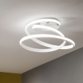 Ondaluce - VUELTA LED Dimmable Ceiling Light, 37W/230V, Ø 55 cm, White