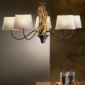 ONLI - AGAR Chain-hung Chandelier 5xE14/6W/230V, Ø 80 cm