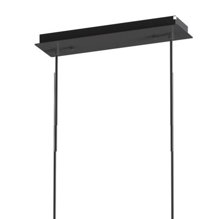 ONLI - Cable-suspended chandelier PALOMA 10xG9/3W/230V black/smoked