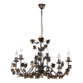 ONLI - CAROLINA Chain-Hung Chandelier 6xE14/6W/230V, Bronze