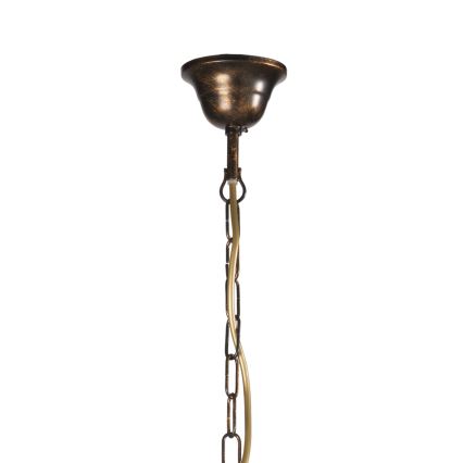 ONLI - CAROLINA Chain-Hung Chandelier 6xE14/6W/230V, Bronze