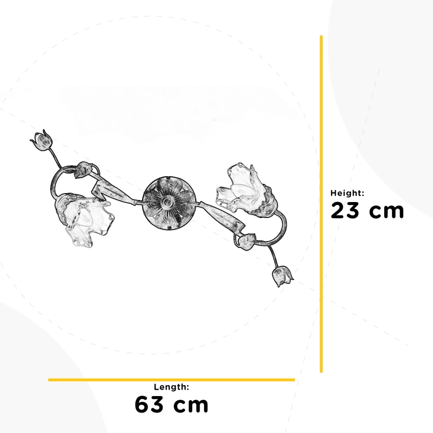 ONLI - Ceiling light ARIANNA 2xE14/6W/230V