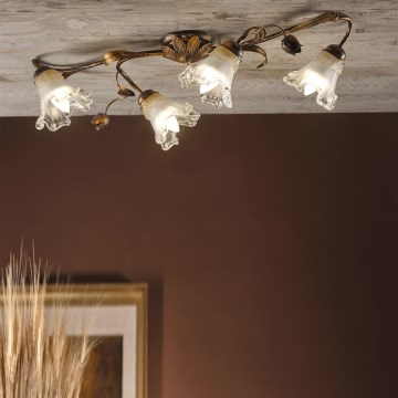 ONLI - Ceiling light ARIANNA 4xE14/6W/230V bronze