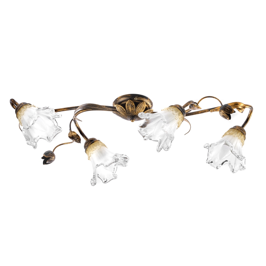 ONLI - Ceiling light ARIANNA 4xE14/6W/230V bronze