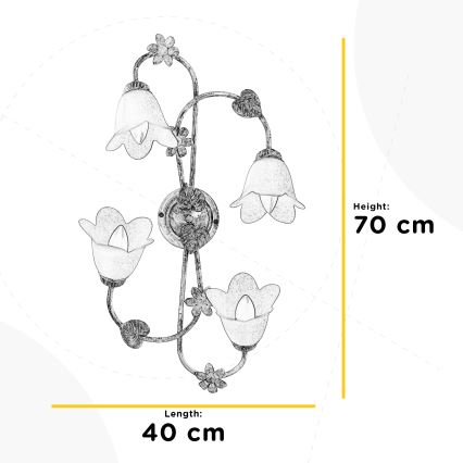 ONLI - Ceiling light BOTTON DORO 4xE14/6W/230V