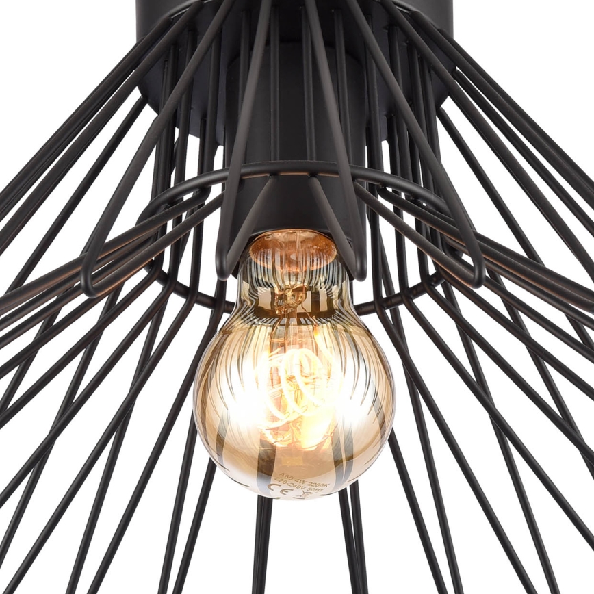 ONLI - Ceiling light DUCCIO 1xE27/22W/230V d. 30 cm black
