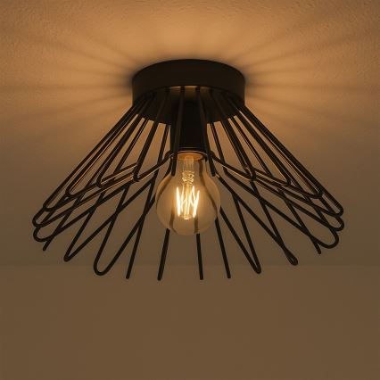 ONLI - Ceiling light DUCCIO 1xE27/22W/230V d. 30 cm black