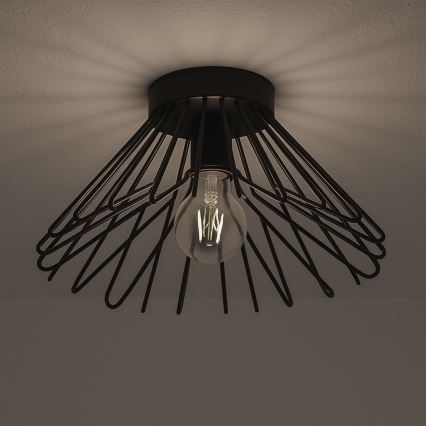 ONLI - Ceiling light DUCCIO 1xE27/22W/230V d. 30 cm black