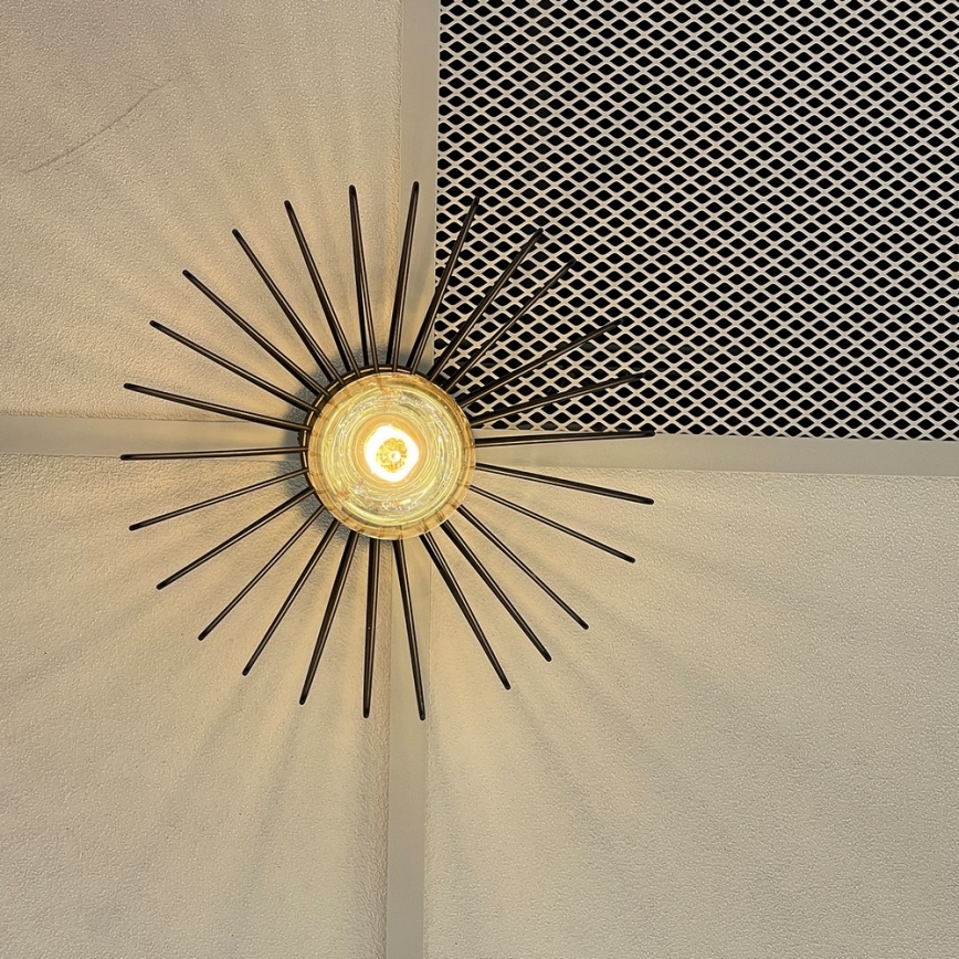 ONLI - Ceiling light DUCCIO 1xE27/22W/230V d. 30 cm black