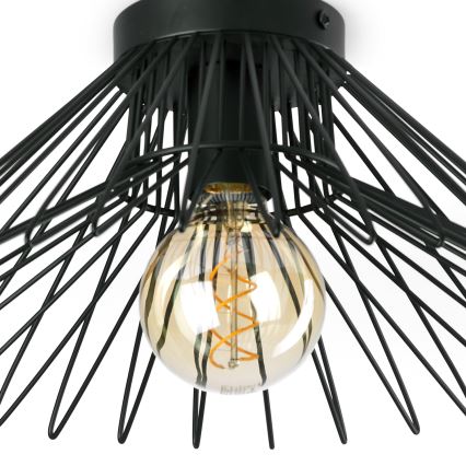 ONLI - Ceiling light DUCCIO 1xE27/22W/230V d. 40 cm black