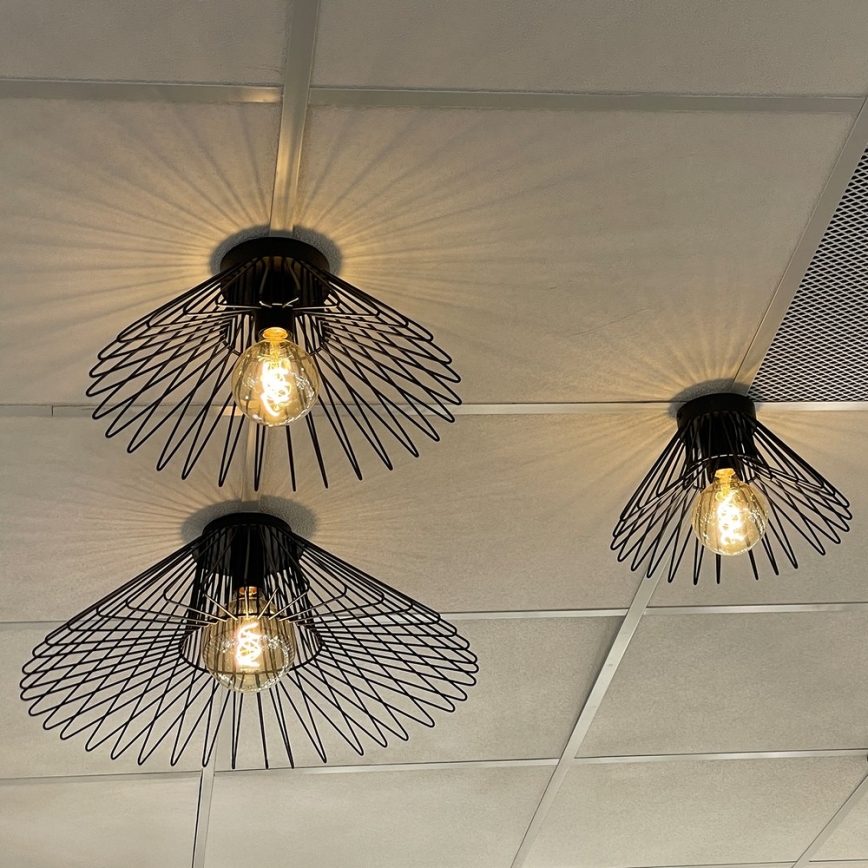 ONLI - Ceiling light DUCCIO 1xE27/22W/230V d. 40 cm black