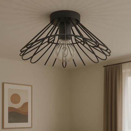 ONLI - Ceiling light DUCCIO 1xE27/22W/230V d. 60 cm black