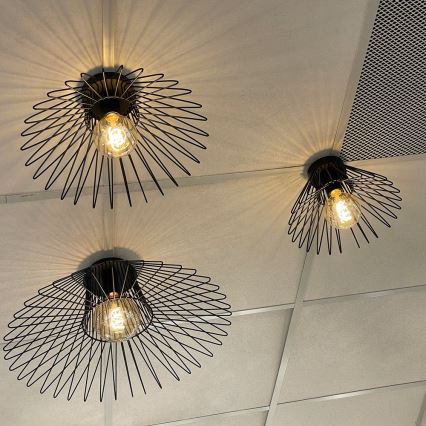 ONLI - Ceiling light DUCCIO 1xE27/22W/230V d. 60 cm black