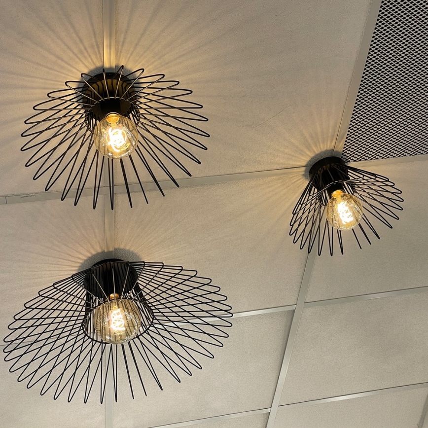 ONLI - Ceiling light DUCCIO 1xE27/22W/230V d. 60 cm black