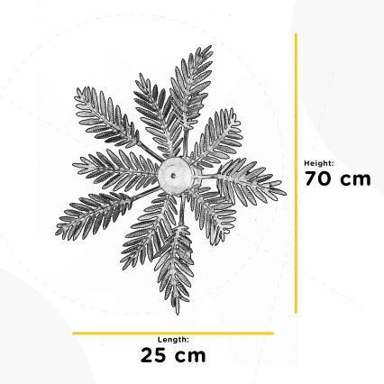ONLI - Ceiling light FELCE 5xE14/6W/230V bronze