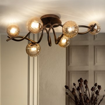 ONLI - Ceiling light FRIDA 6xG9/6W/230V copper