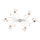 ONLI - Ceiling light LANCIA 6xE14/6W/230V
