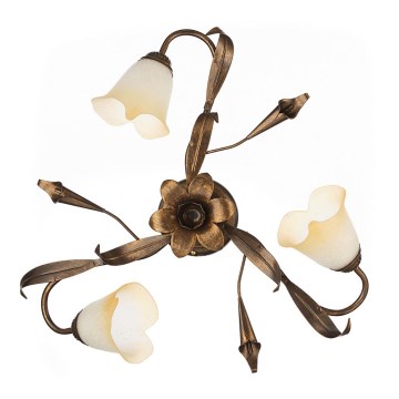ONLI - Ceiling light LUCREZIA 3xE14/6W/230V bronze
