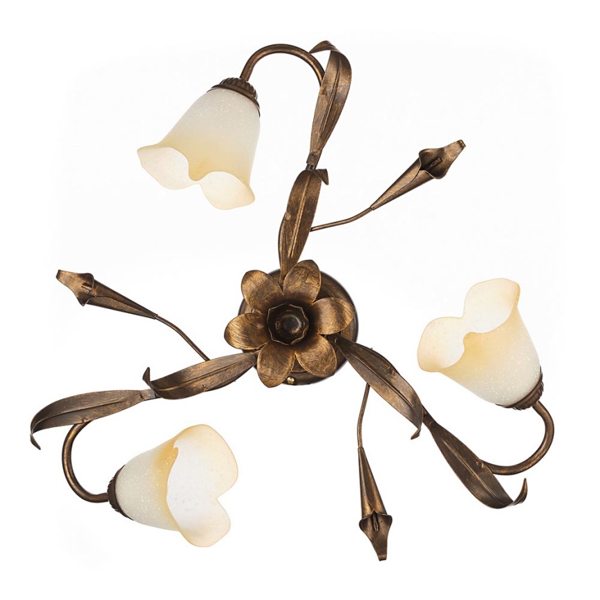 ONLI - Ceiling light LUCREZIA 3xE14/6W/230V bronze